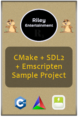 CMake + SDL2 + Emscripten Sample